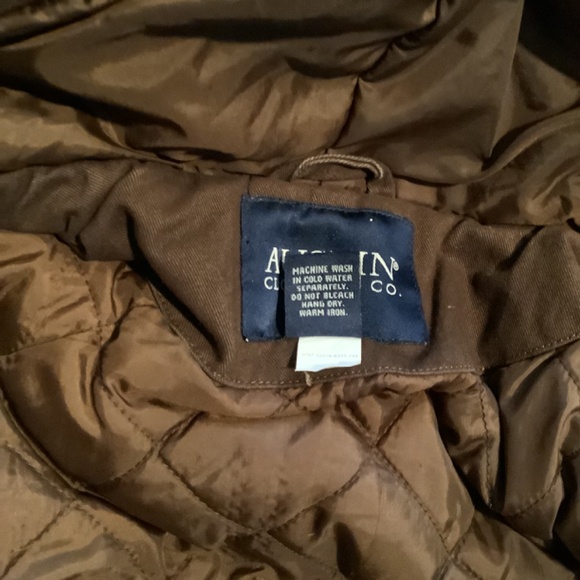 AUSTIN® CLOTHING CO. Womens Brown Hooded Jacket 100% Cotton Size XL - Picture 6 of 9